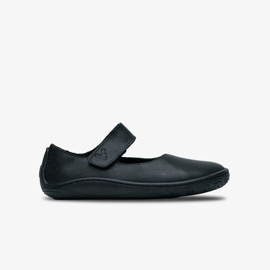 Addis Wyn Kids Vivobarefoot Obsidian