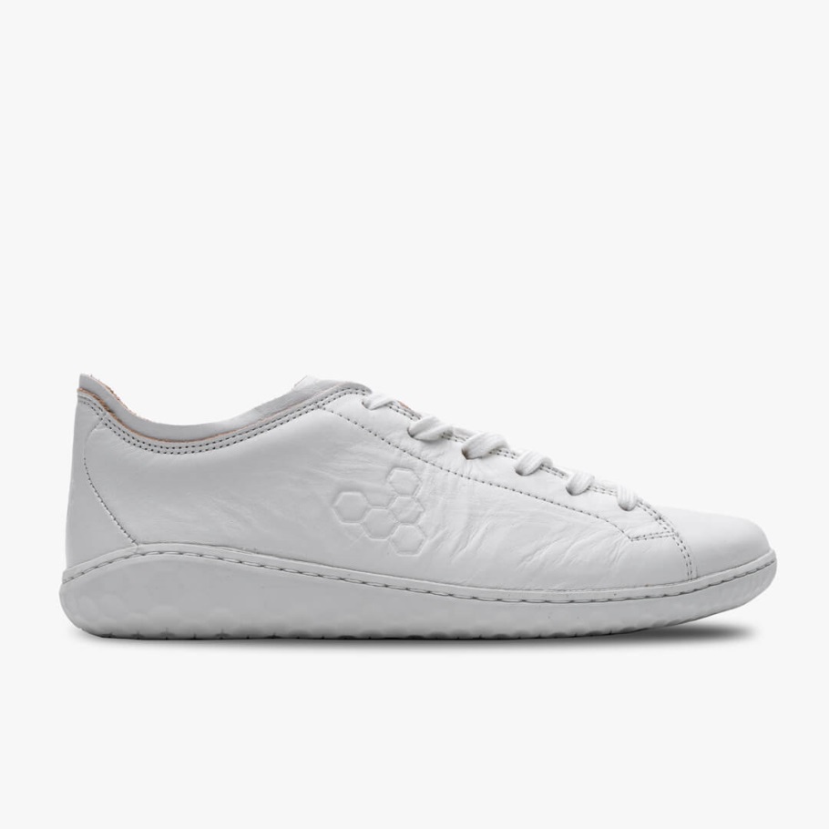 Bright White Vivobarefoot Danmark Geo Court III Womens