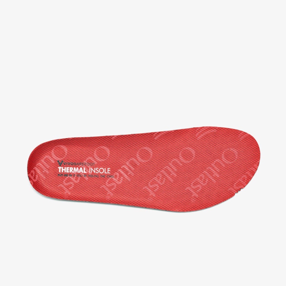 Thermal Insole Kvinder Rød