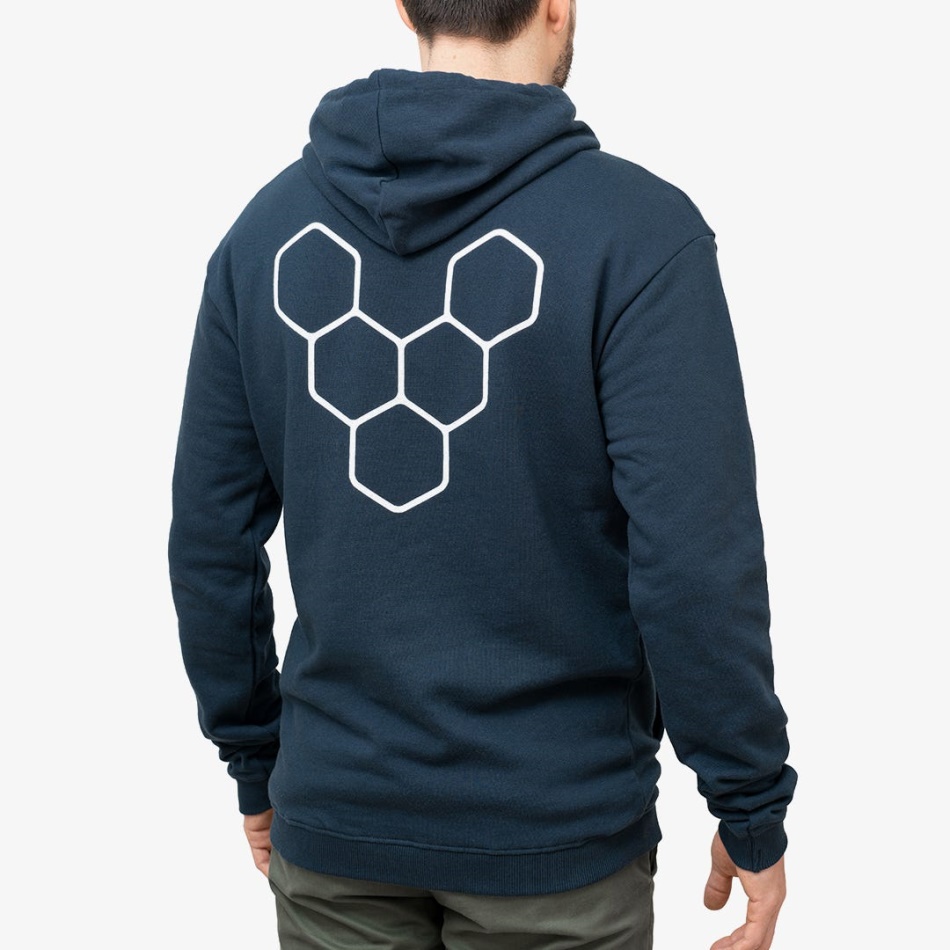 Rapanui Hoody Mænd Flåde